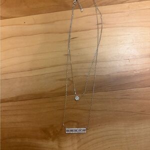 Elegant Sterling Silver Necklace Set